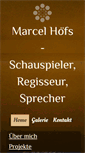Mobile Screenshot of marcelhoefs.de