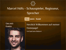 Tablet Screenshot of marcelhoefs.de